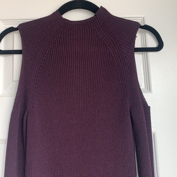 Wilfred Plum Knit Cold Shoulder Tunic - Picture 5 of 10